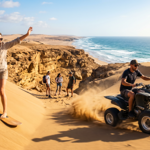 Sunset Sandboarding, Quad Biking & Moroccan BBQ Dinner