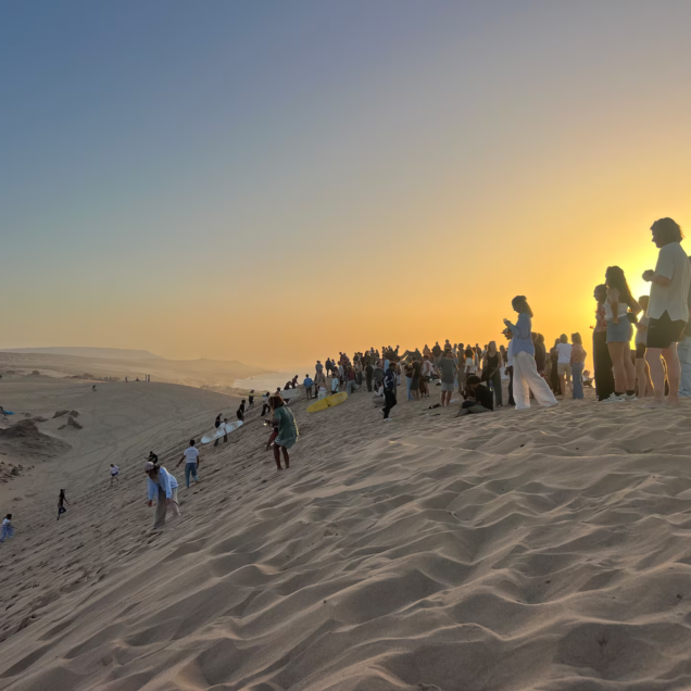 Sunset Sandboarding in Timlalin Dunes with BBQ Dinner