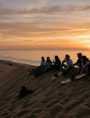 amoudou sandboarding with diner bbq (2)